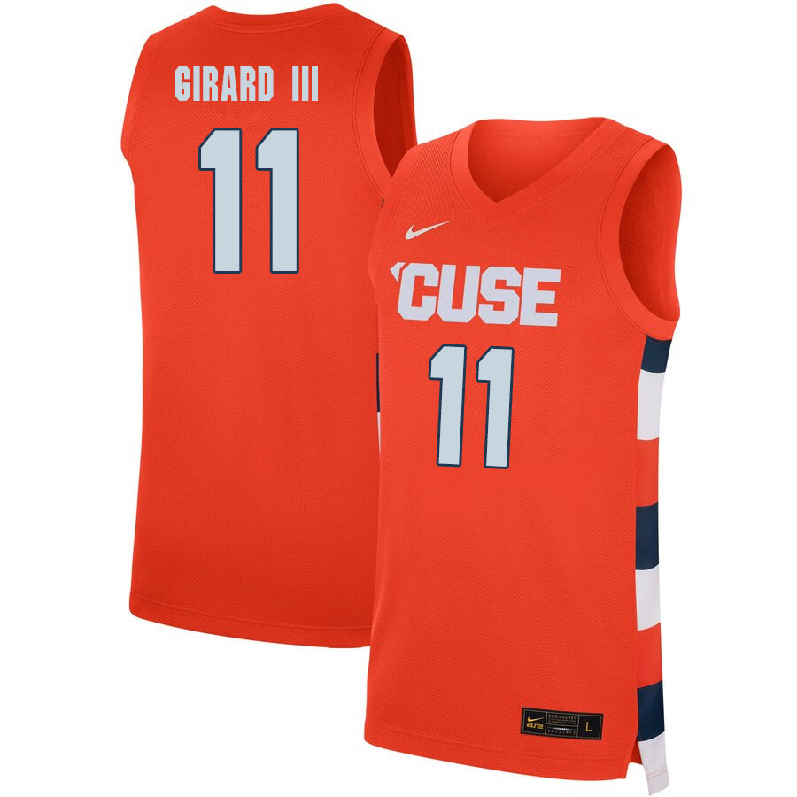 2020 Men #11 Joseph Girard III Syracuse Orange College Basketball Jerseys Sale-Orange